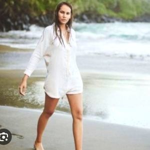 Acacia swimwear Kapaa Romper NWOT